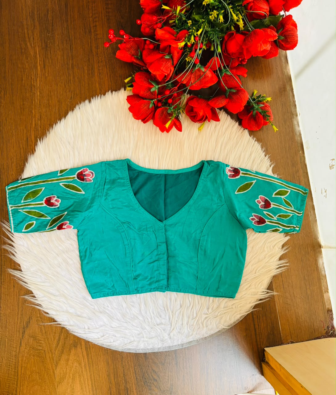 Tulip Charm Batik Blouse