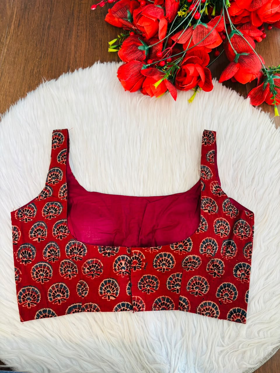 Fashion Flirt Ajrakh Print Blouse