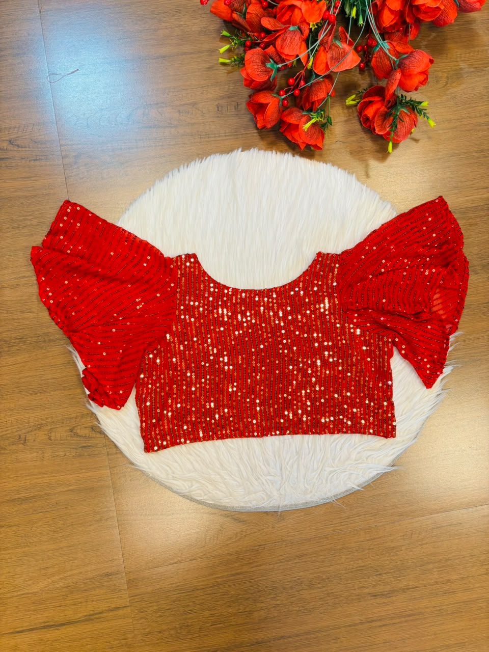 Unfold Your Wings - Designer  Blouse