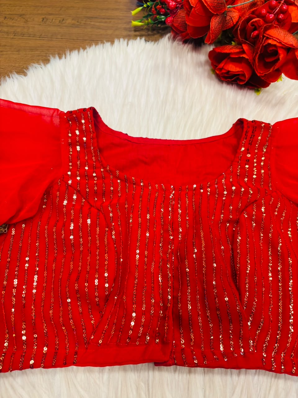 Ruffle Rush - Designer  Blouse