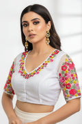Sparkle in Style (New Organza Designer Blouse)