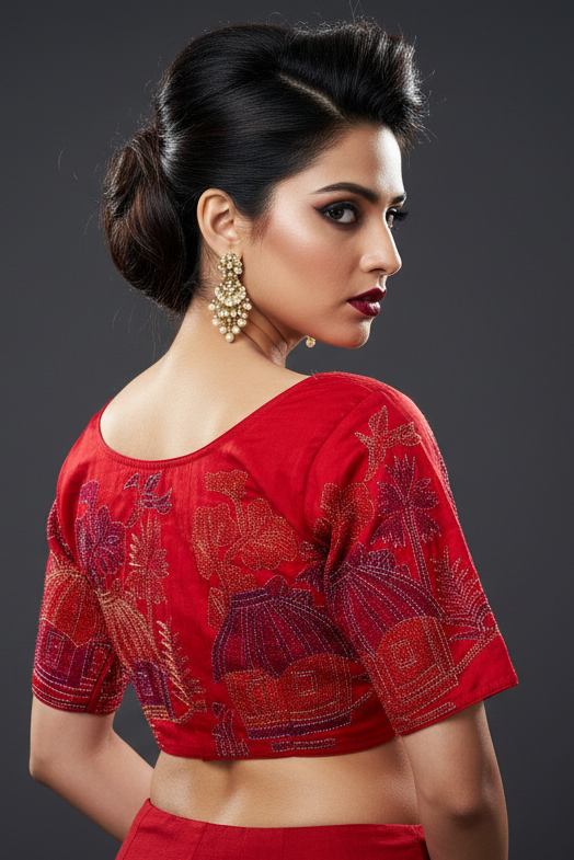 Kantha Queen Handwork Blouse