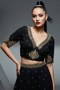 The Empress Gilded V-Neck Blouse