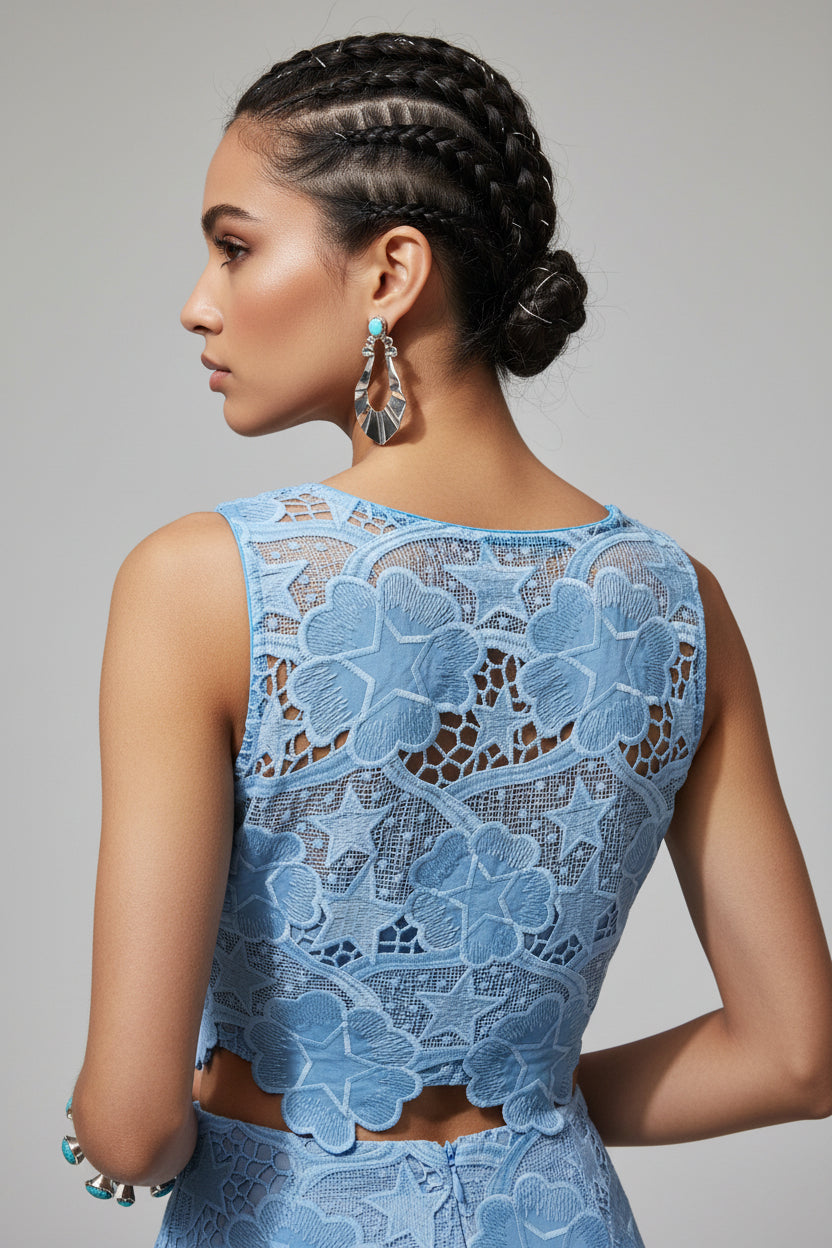 Rising Star -Crochet  Blouse