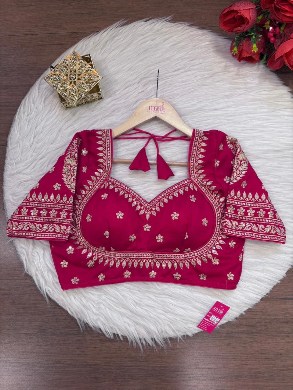 Madhubala Special Vichitra Silk Blouse
