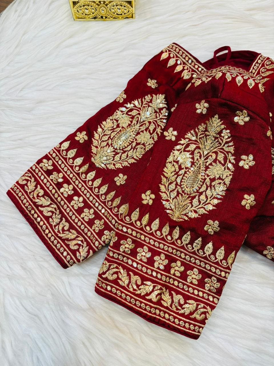 Madhubala Special Vichitra Silk Blouse