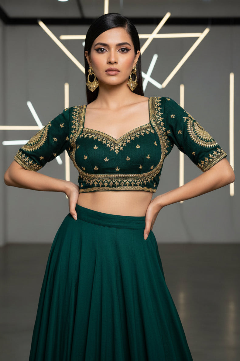 Madhuri Vichitra Silk Blouse