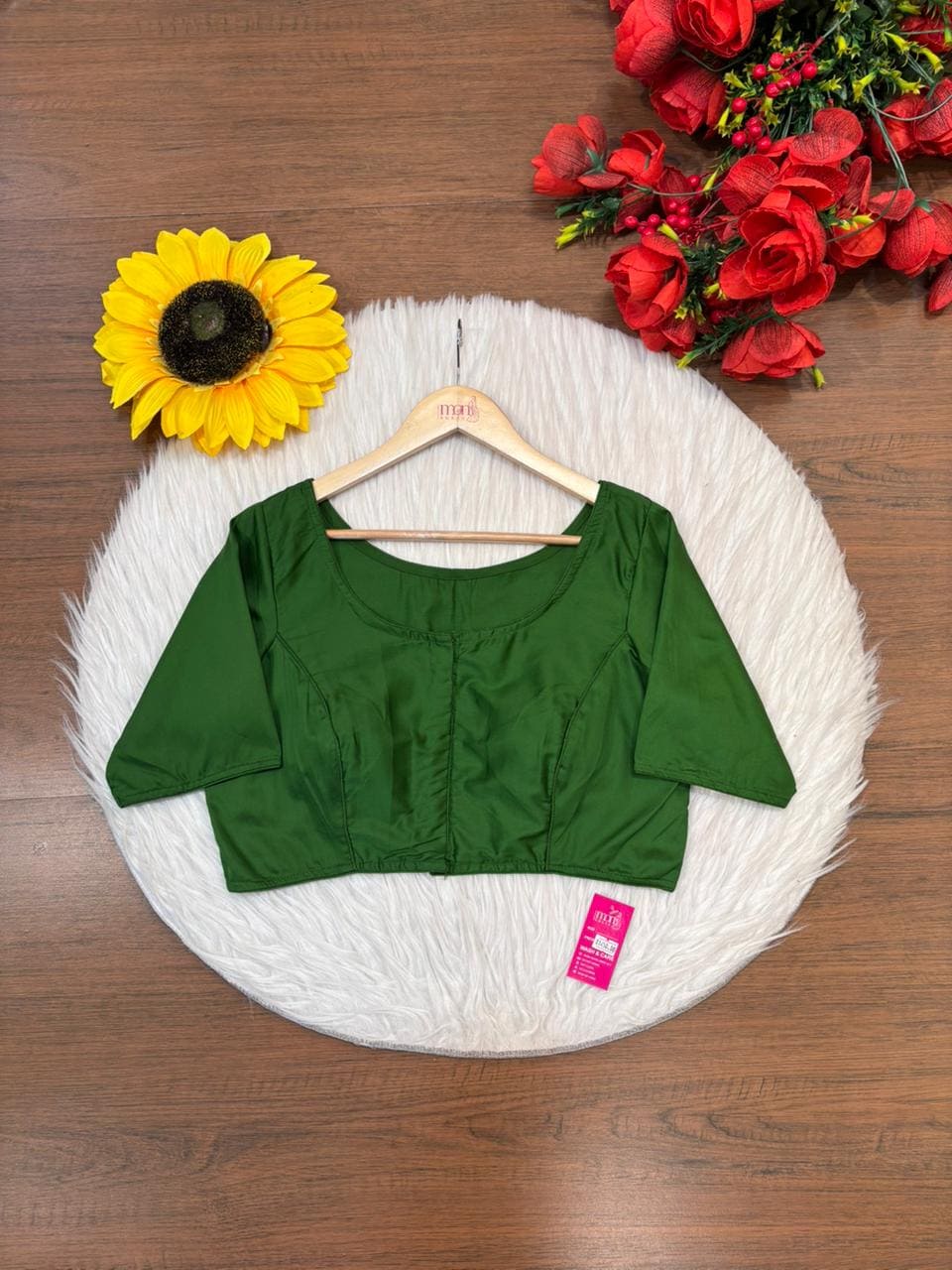 Single And Solid Color Fancy Designer Blouse