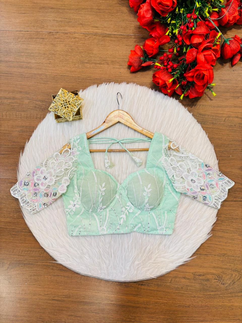 Too Perfect Designer Net Blouse