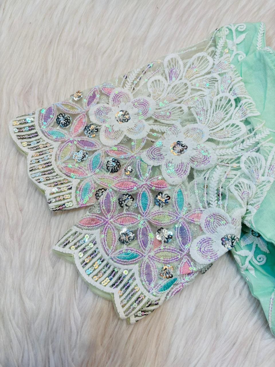 Too Perfect Designer Net Blouse