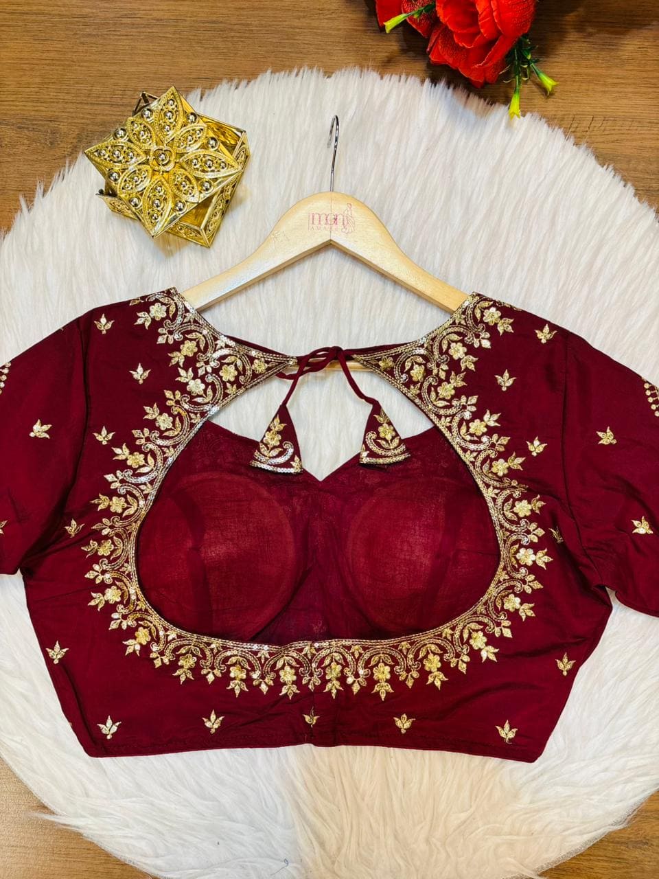 True Thread Fancy Silk Blouse