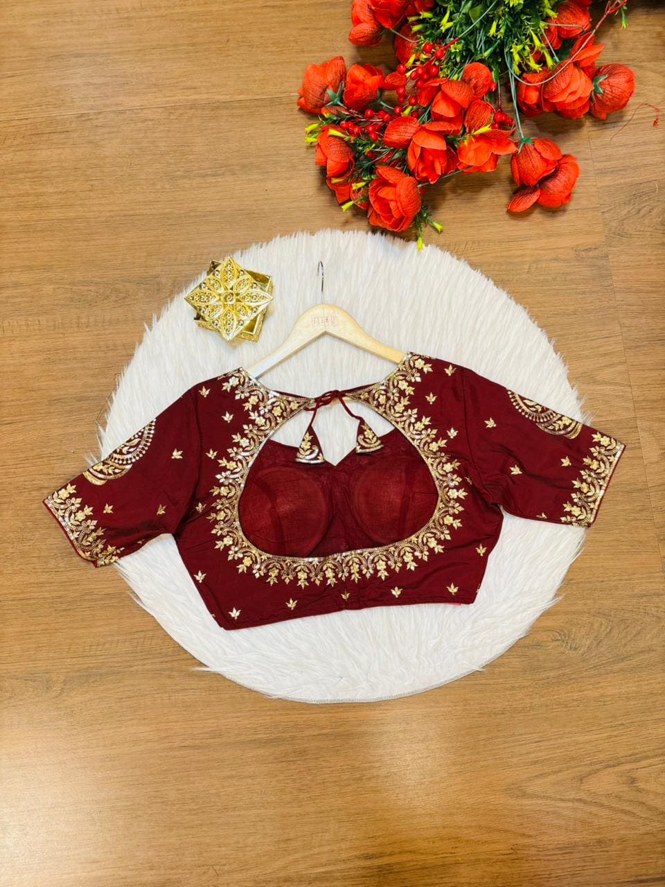 True Thread Fancy Silk Blouse