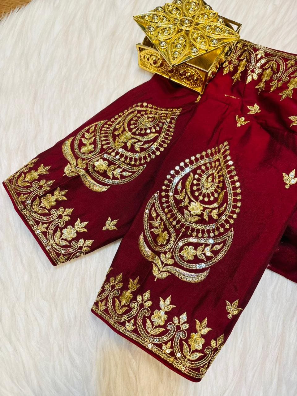 True Thread Fancy Silk Blouse