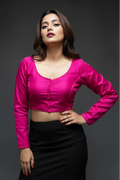 Solid Trends-Fancy Designer Blouse