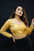 Solid Trends-Fancy Designer Blouse