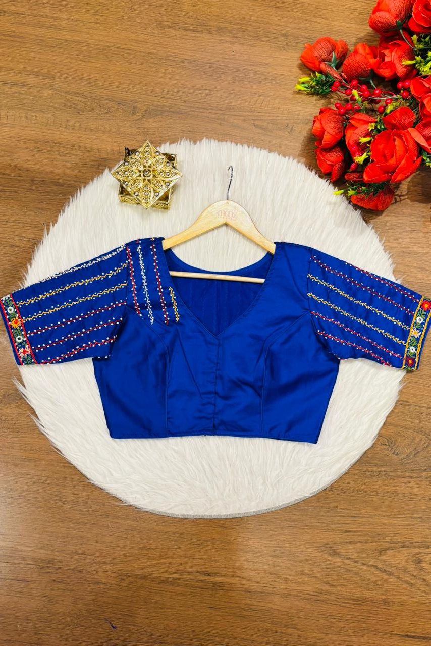 Bhumi-Multicolor Handwork Blouse