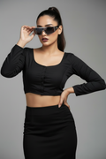 Solid Trends-Fancy Designer Blouse