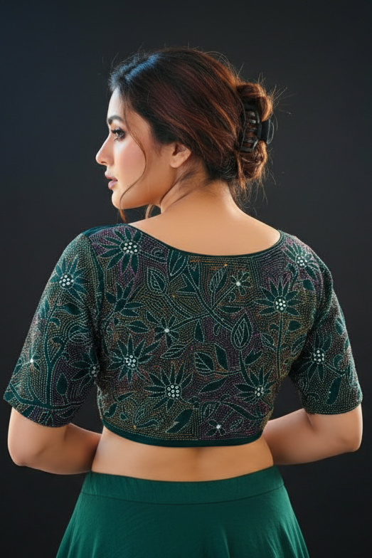 Heritage Kantha Handwork Blouse