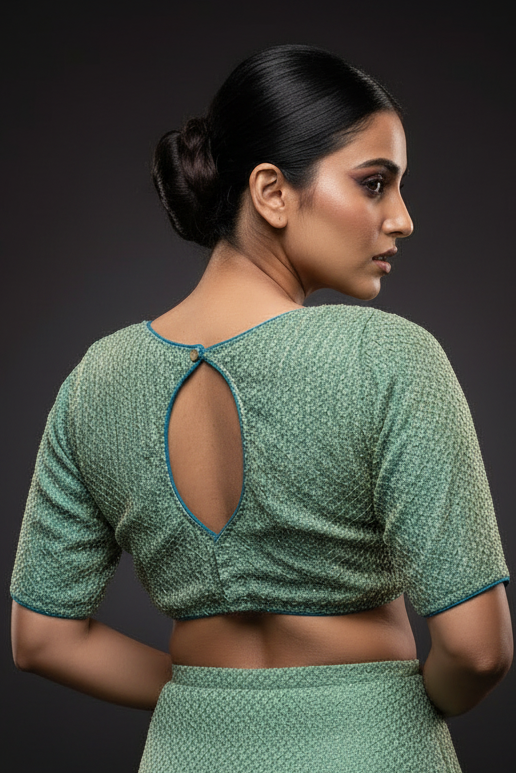 Let The party Begin-Designer Fendy Silk Blouse