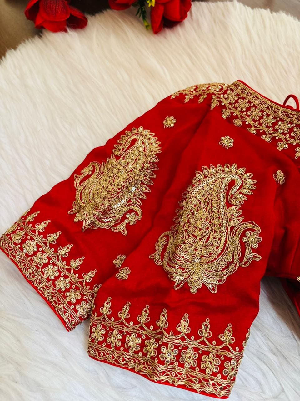 Gold Glitz New Designer Blouse