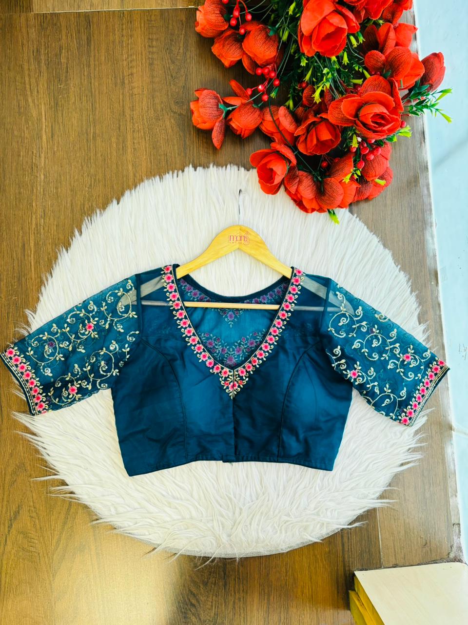 Bloom Your Way-Organza Blouse