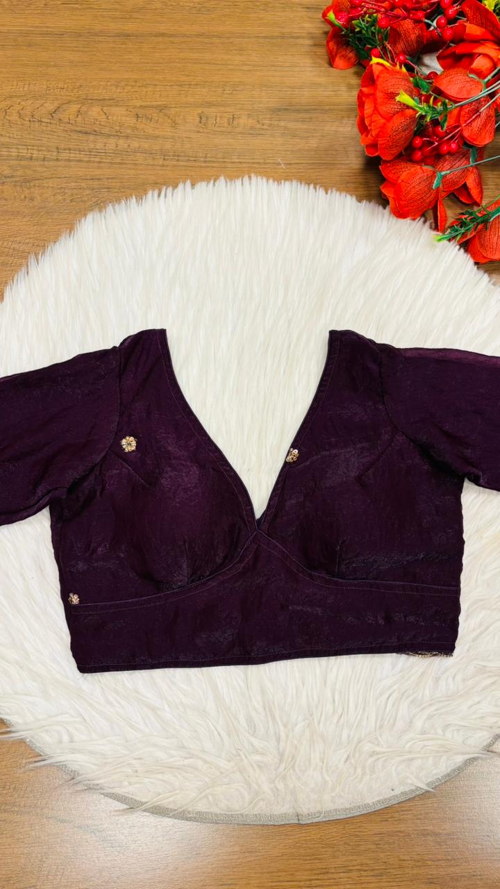 Mysterious Beauty -Fendy Silk Blouse