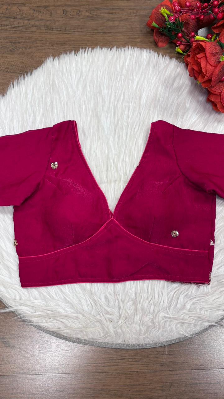 Mysterious Beauty -Fendy Silk Blouse