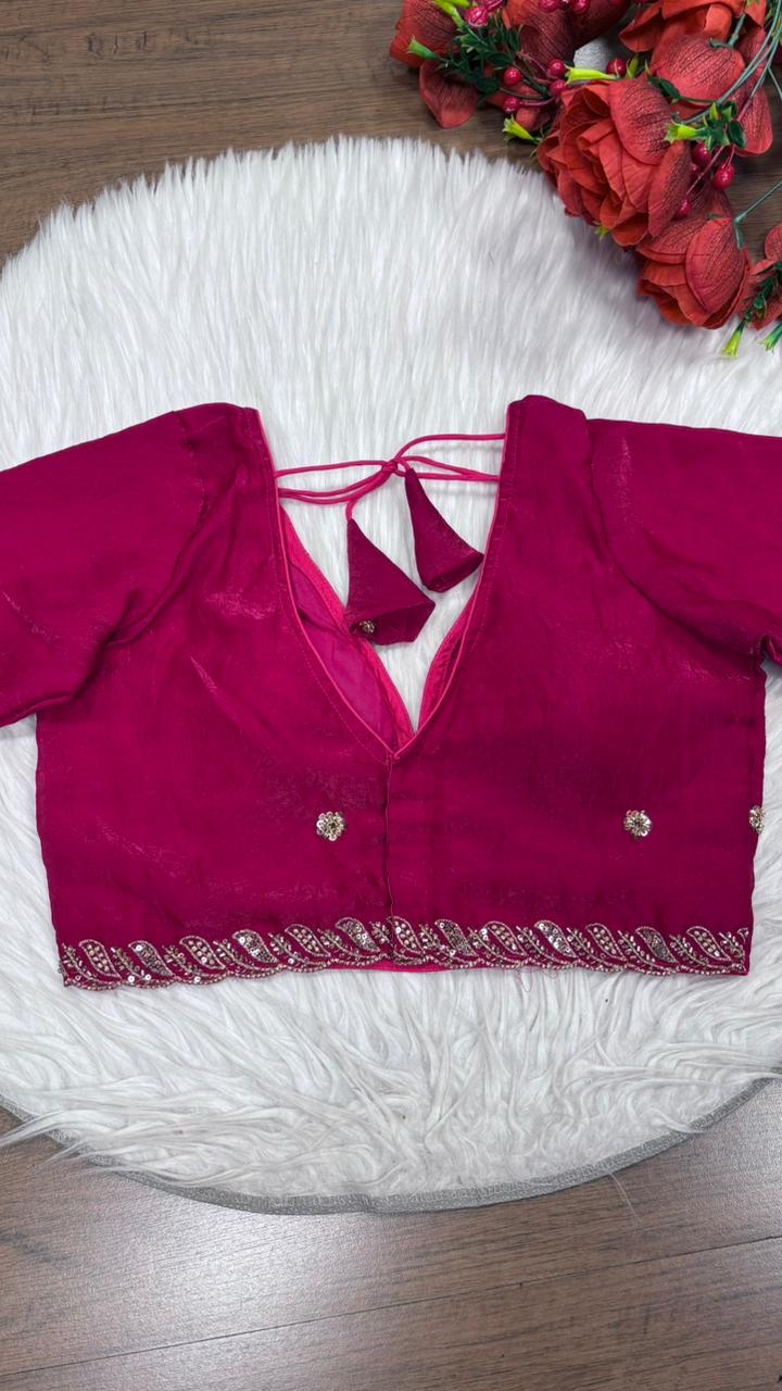 Mysterious Beauty -Fendy Silk Blouse