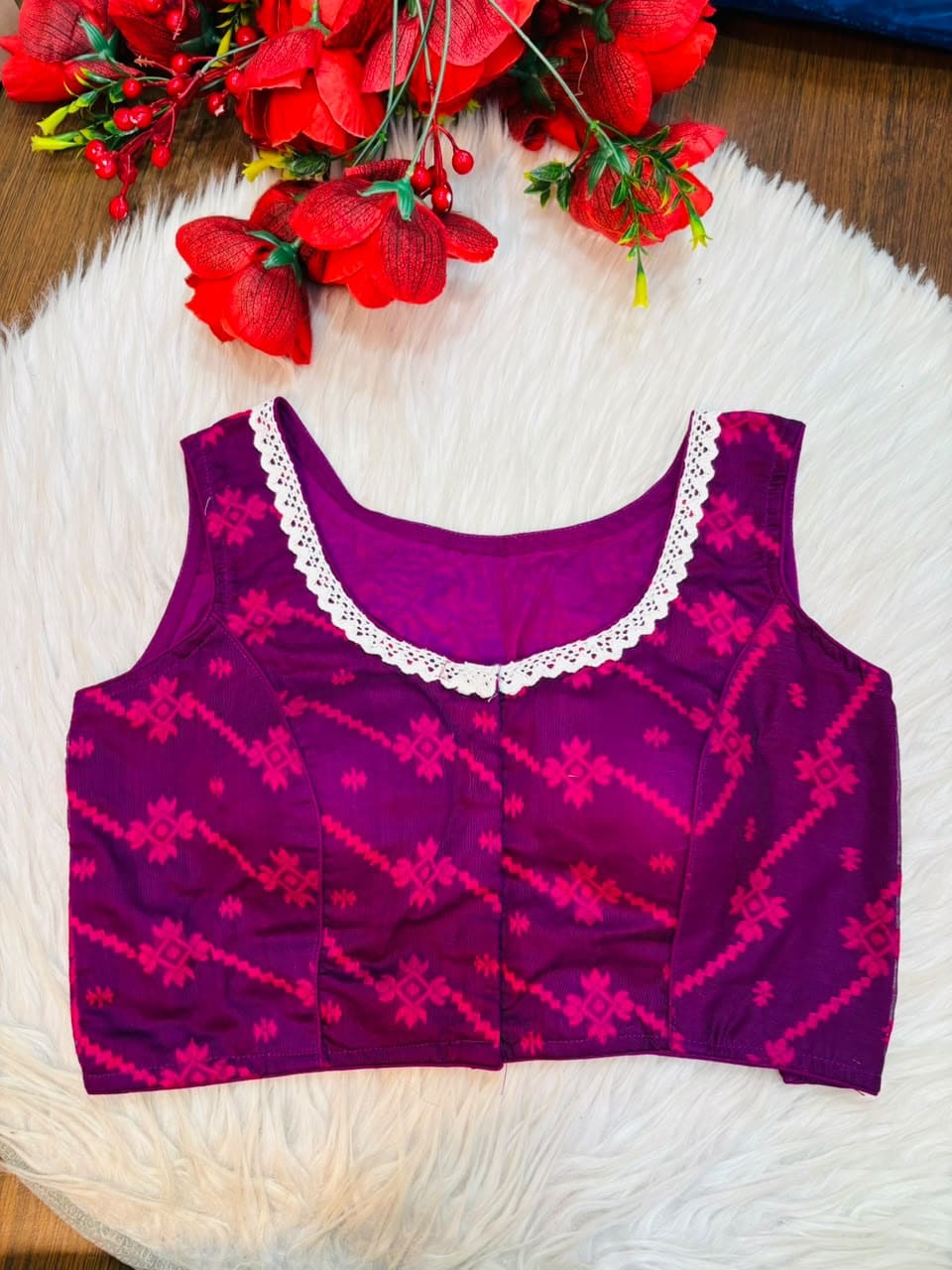 Be the Moment Jamdani Designer Blouse