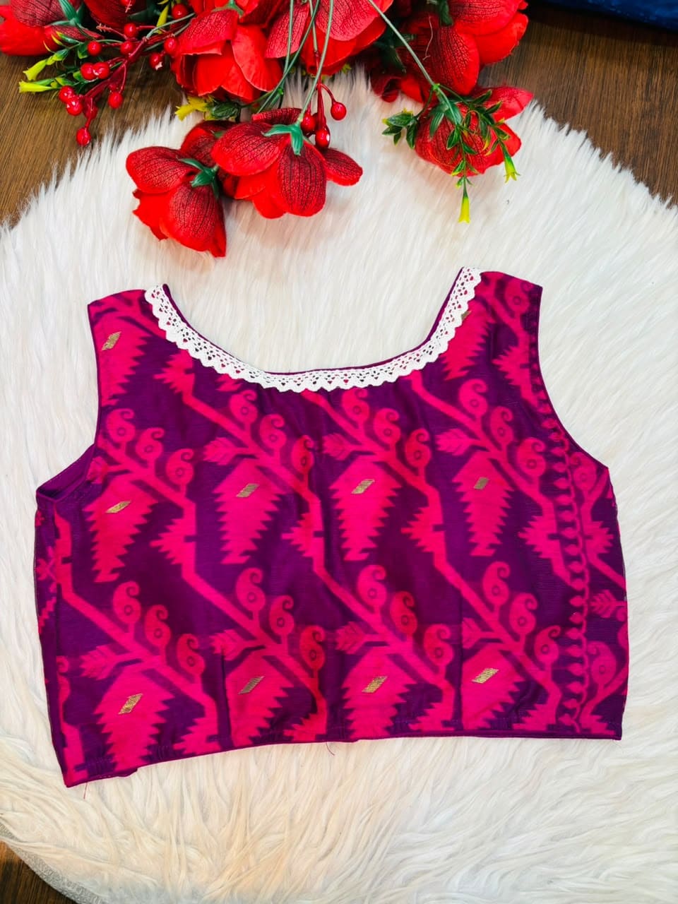 Be the Moment Jamdani Designer Blouse