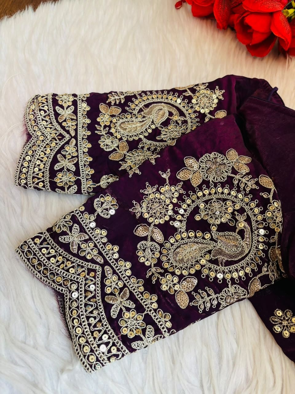 Queen Of The Evening  -Fendy Silk Blouse
