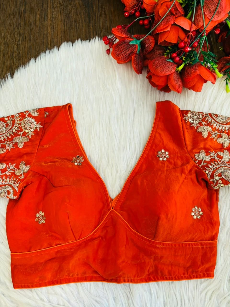 Queen Of The Evening  -Fendy Silk Blouse