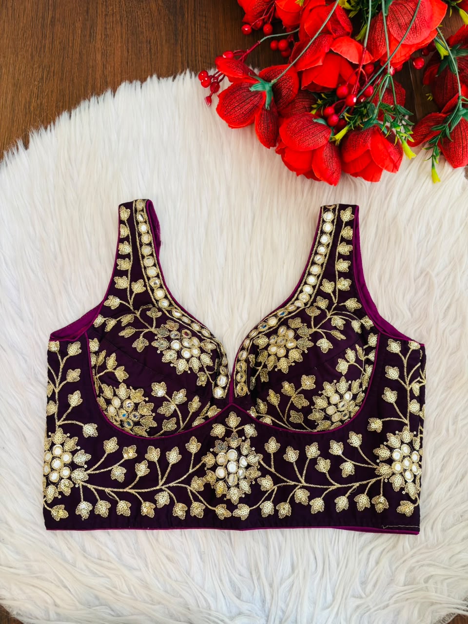 Stardust Royale Rangoli Silk Designer Blouse