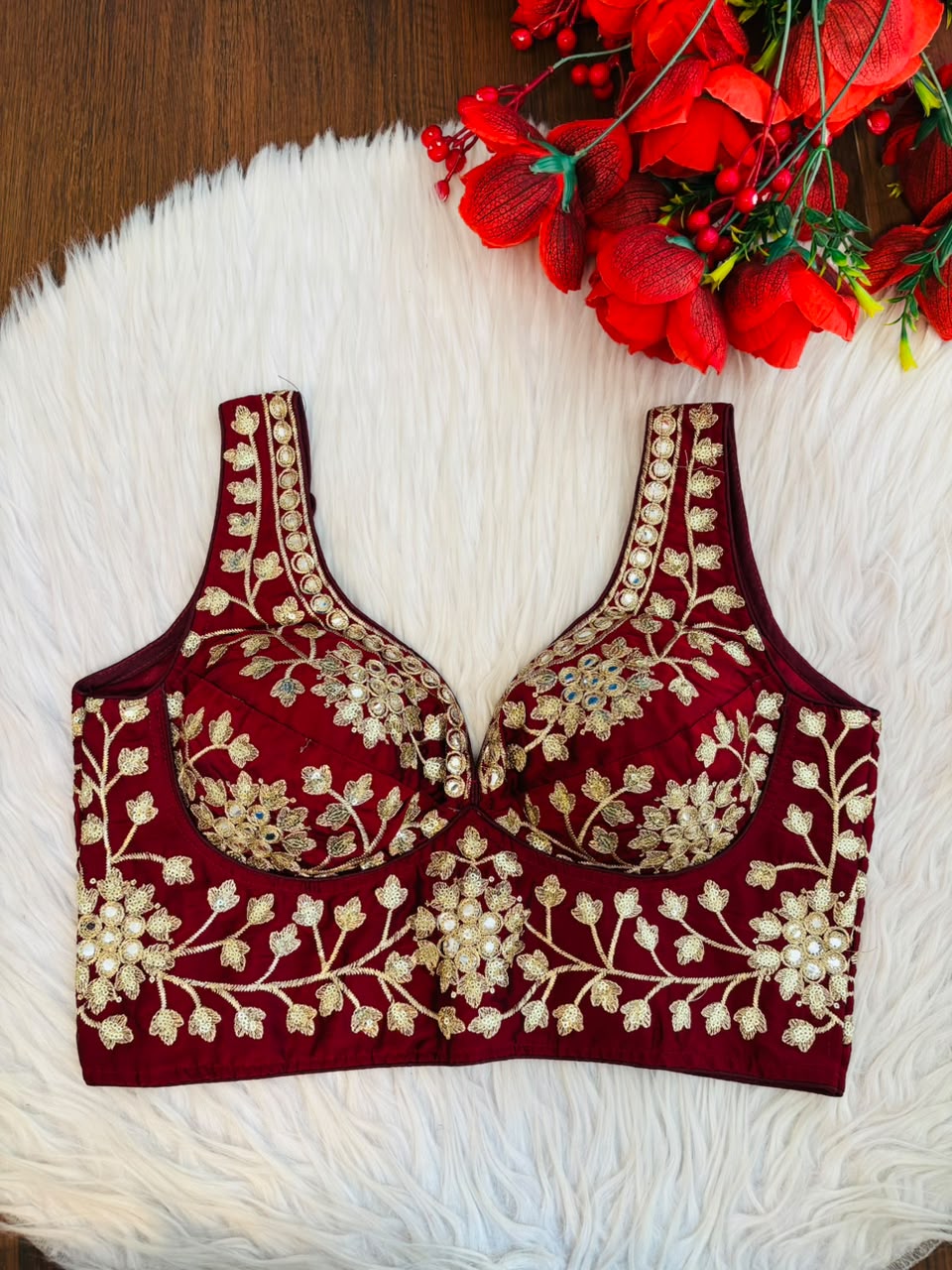 Stardust Royale Rangoli Silk Designer Blouse