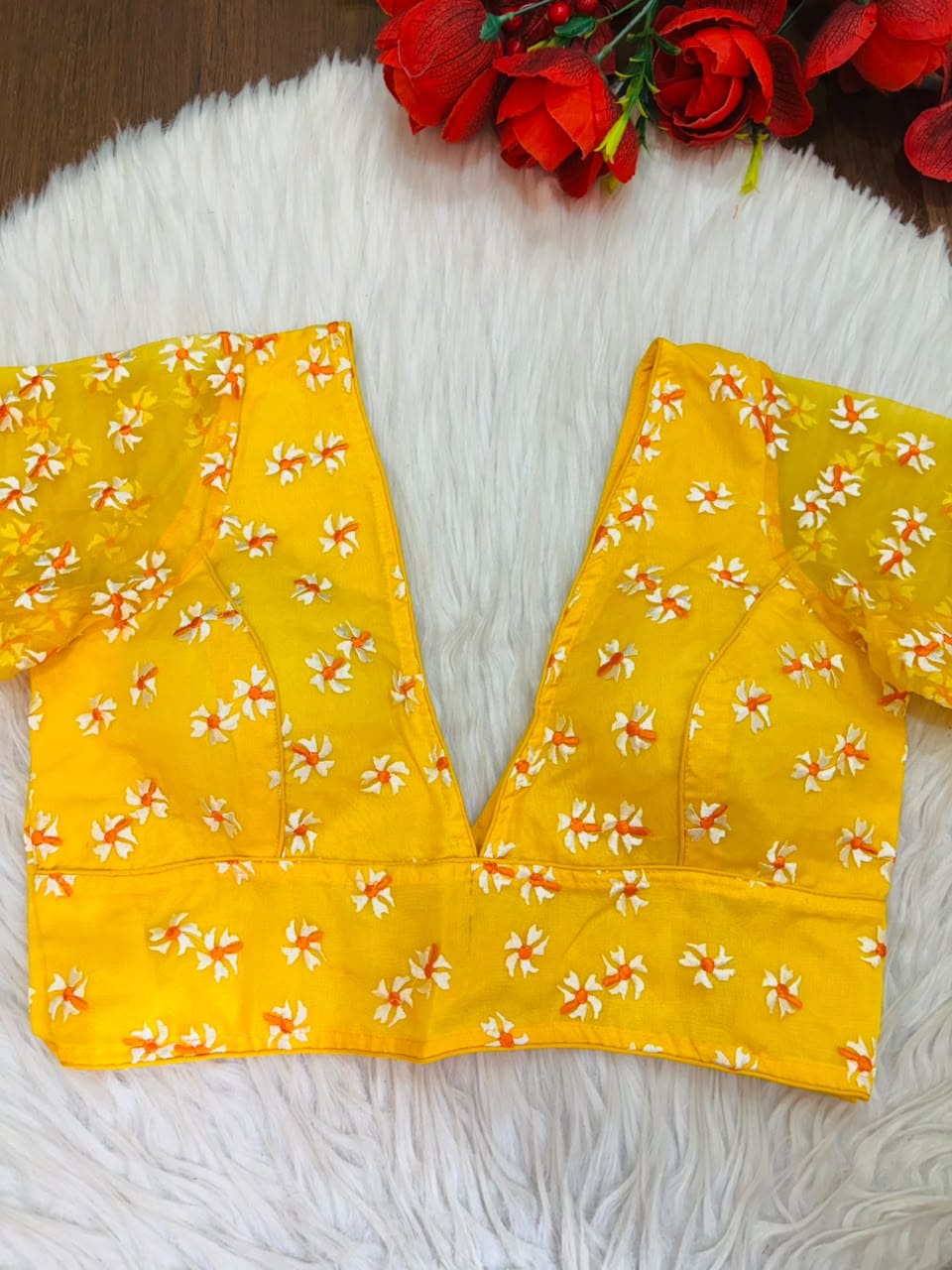 Shiuli Radiance – Designer Organza Blouse