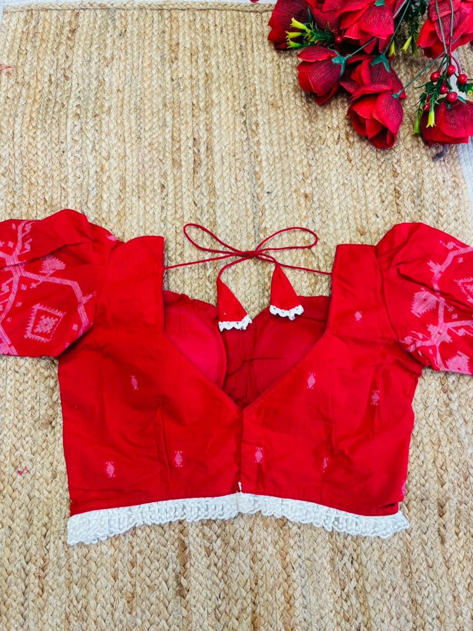 The Sacred Sharod Radiance Designer Blouse