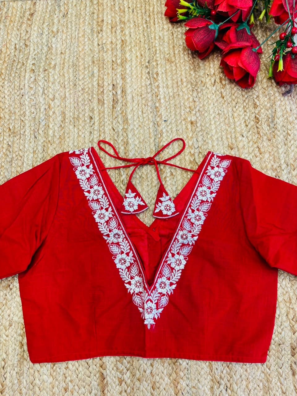 Mahalaya Prabhat Designer Blouse
