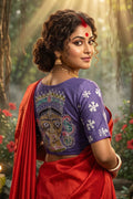 Mahishasuramardini Batik Silk Blouse