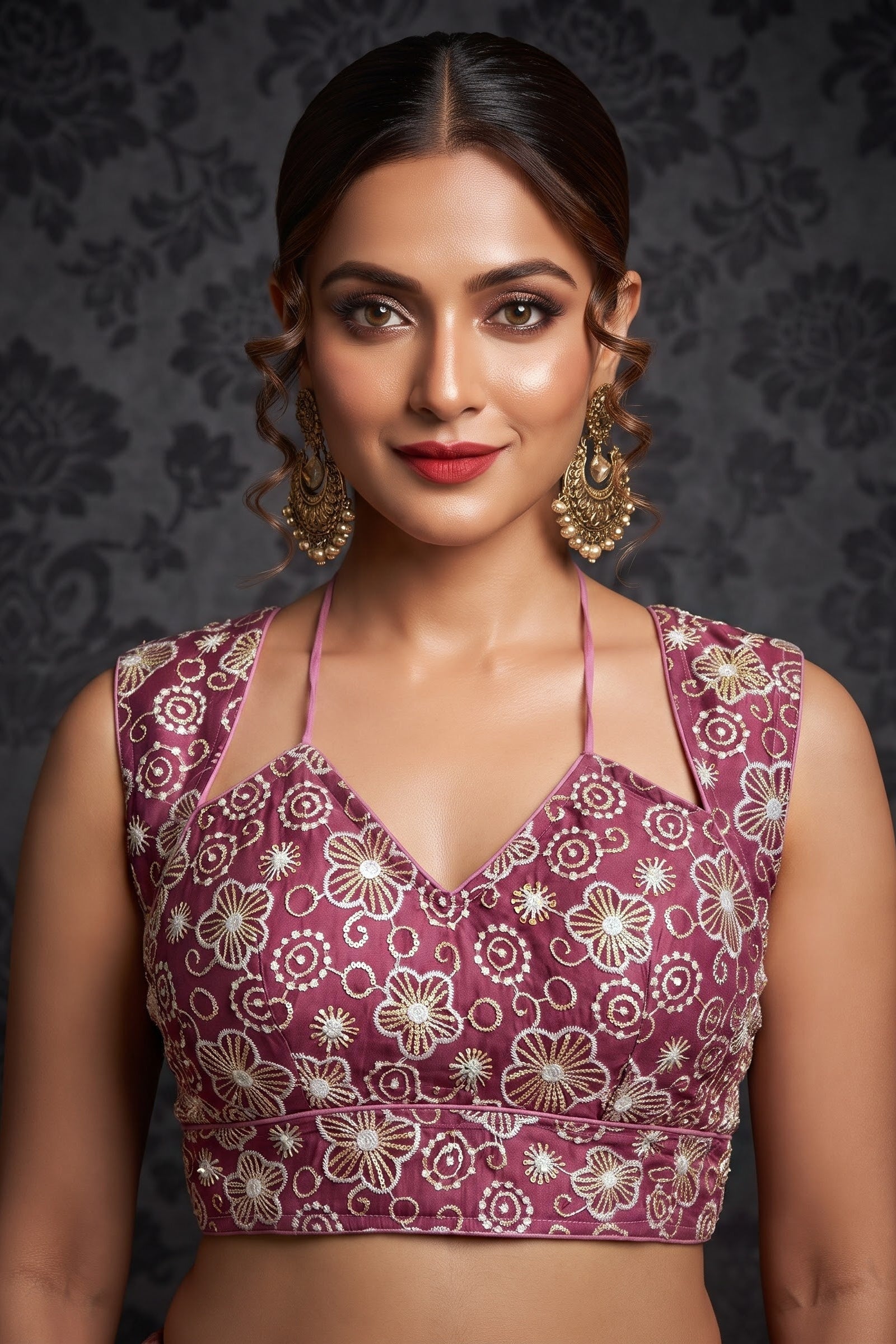 The Glam Edit Vichitra Silk Blouse