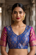 Rajeshwari Grace- Katan Silk Banarasi Blouse