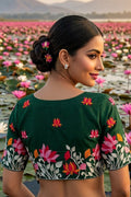 Lost in Lotus  -Designer Blouse