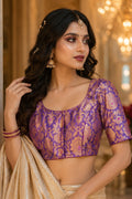 Dreamy Lens-Katan Silk Banarasi Blouse